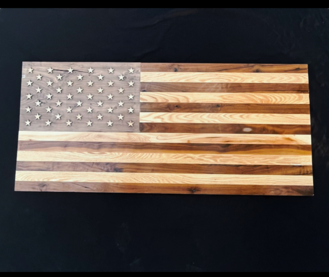 Walnut and Alder American Flag