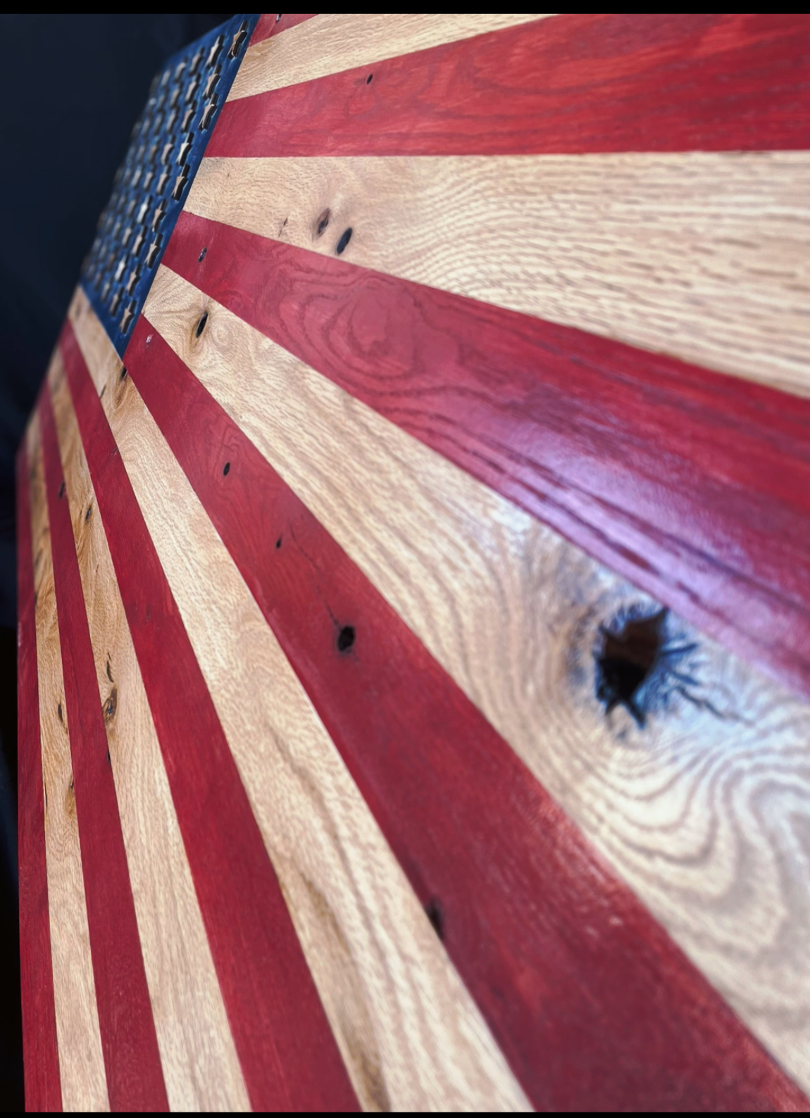 Red Oak American Flag