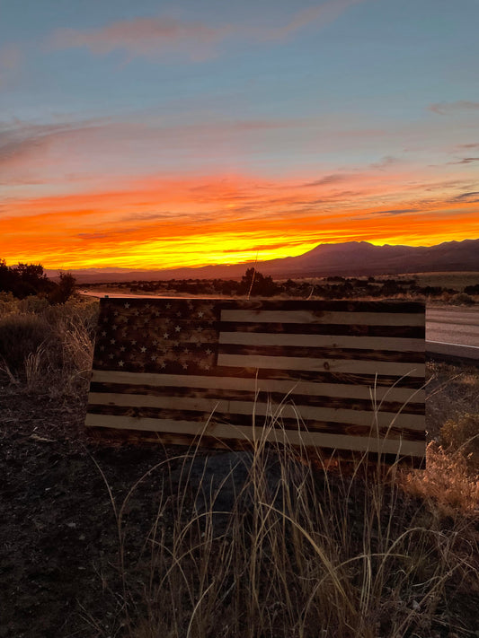 White Oak American Flag